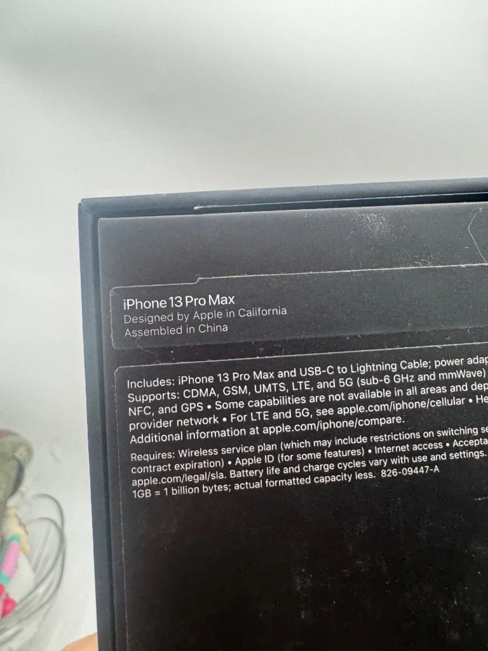 Apple iPhone 13 Pro Max Empty box wrapping present gag gift funny surprise gold